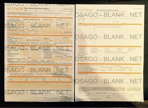 Бланк КАСКО Согласие с актом осмотра